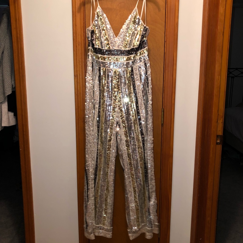 Express sequin jumpsuit